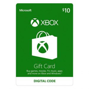 گیفت کارت 10 دلاری ایکس باکس $10 Xbox Gift Card