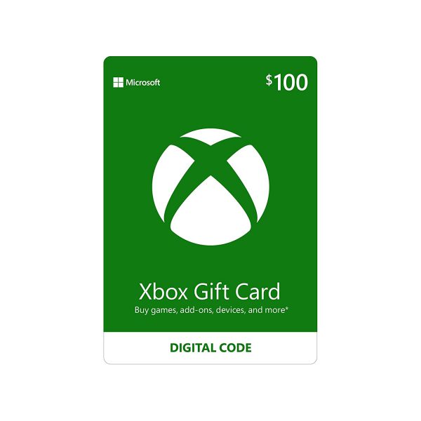 گیفت کارت 100 دلاری ایکس باکس $100 Xbox Gift Card