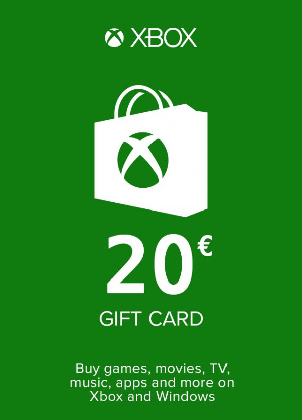 گیفت کارت 20 دلاری ایکس باکس $20 Xbox Gift Card